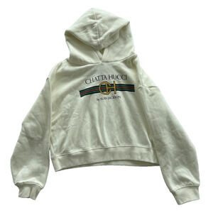 Alan Jackson CHATTA HUCCI HOOCHIE White Graphic Hoody Unisex Hoodie X_Large